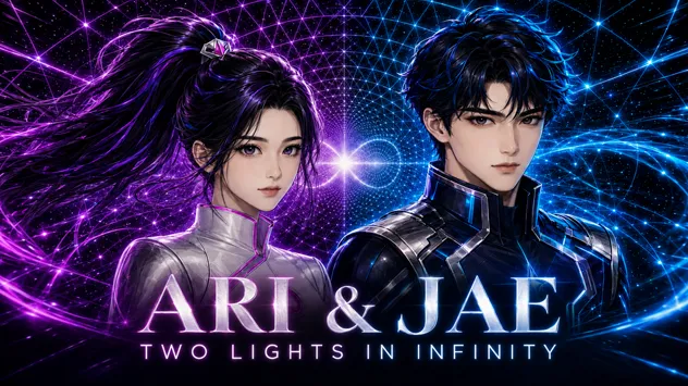 Ari & Jae: Two Lights in infinity Official Animated Original Music Video