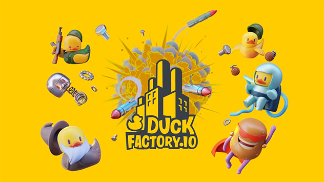 Animación intro página web duckfactory.io