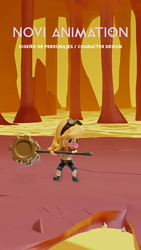 Proyecto del estudio de animación, Girl y Arquero